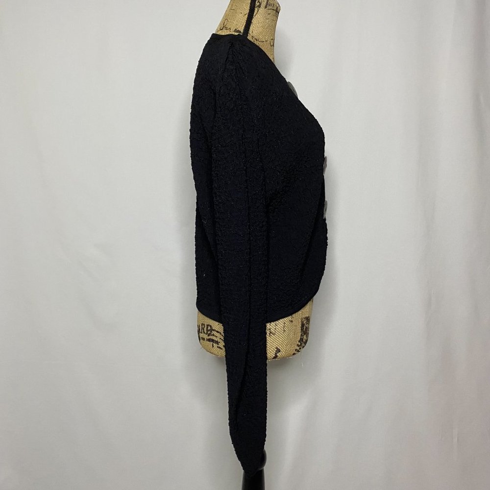 Double D Ranch Black Silver Button Up Cardigan Ja… - image 5